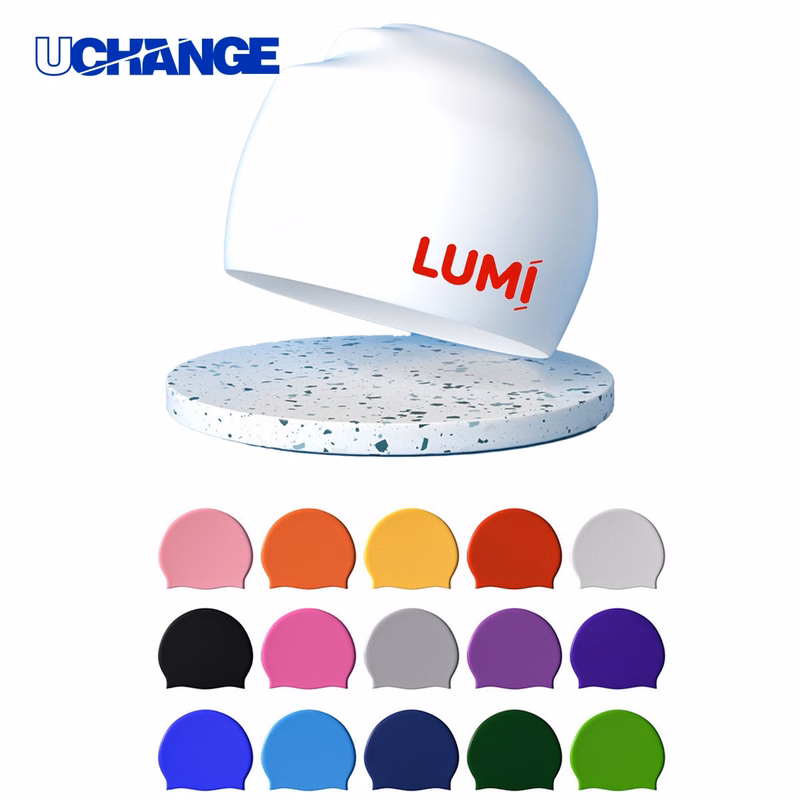 Silicone Swim Cap with Ear Protection