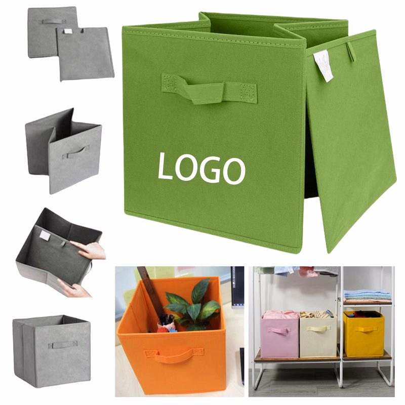 Fabric Storage Bins with Handles