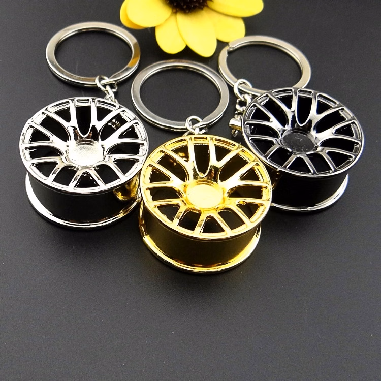 car wheel keychain