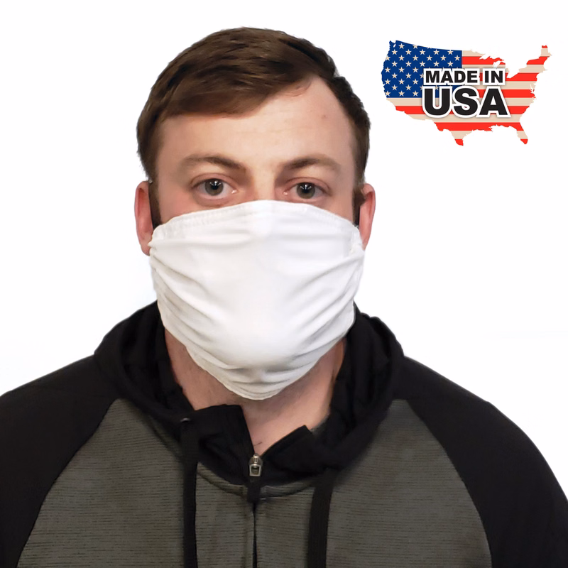 Premium White Fabric Face Mask