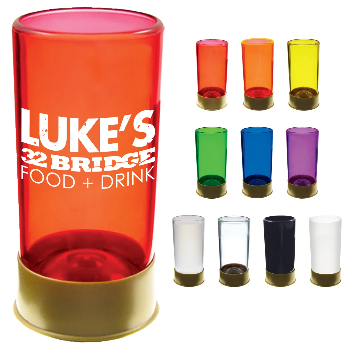 1.5oz Plastic Shot Gun Shell Style Shooter Shot Glass 1