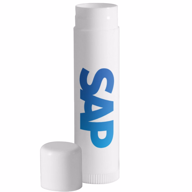 White Tube Soy Lip Balms with SPF 30