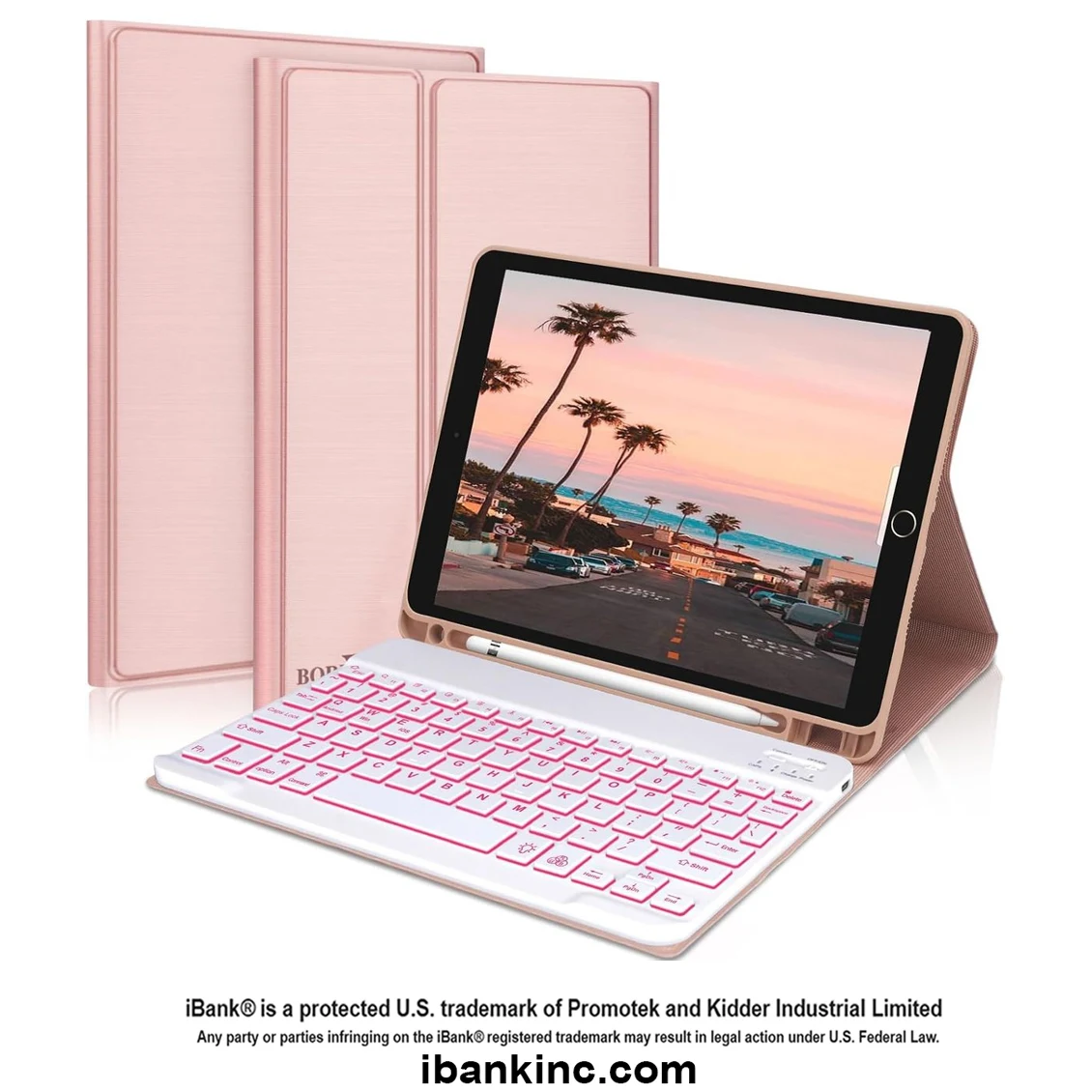 iBank ® Bluetooth Keyboard Case for iPad Air 11, Pro 11 M3/M2 (2025/2024). Free Shipping 1