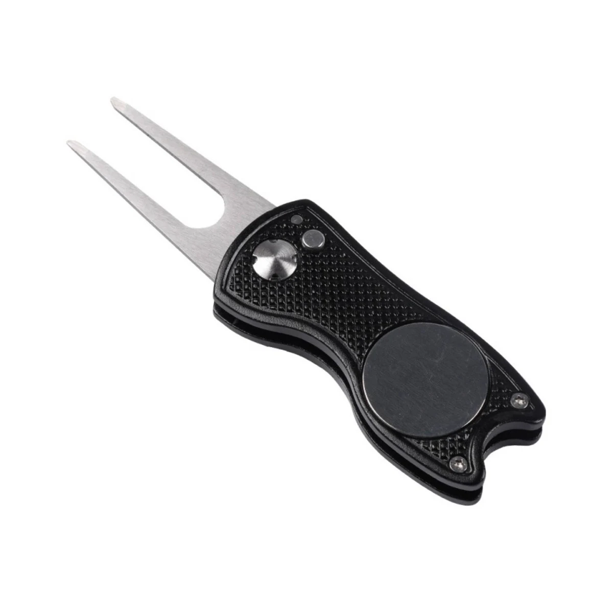 Foldable Pitchfork Golf Divot Repair Tool 1