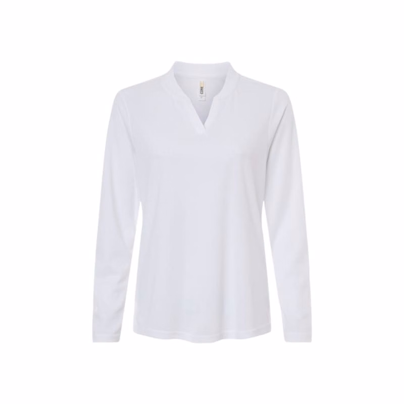 CORE365 Women's Nova Performance Long Sleeve Pique Polo - CE108LW