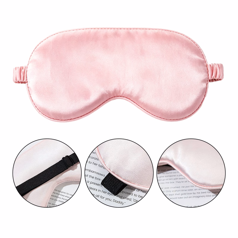 Ultra Soft Faux Silk Blackout Eye Mask