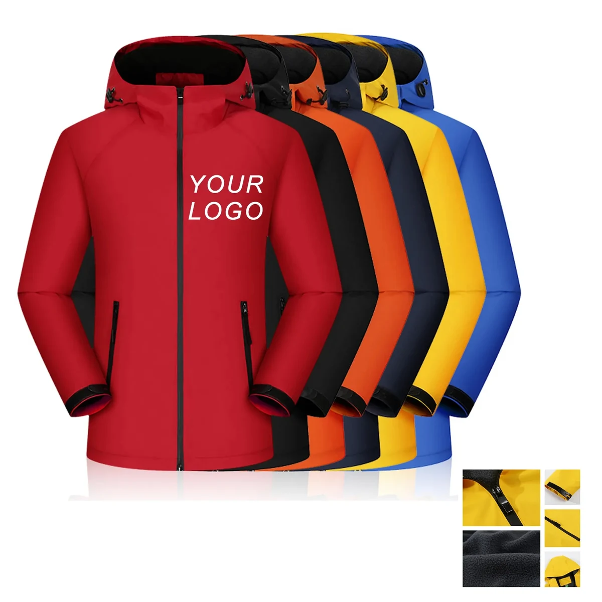 Customizable Windproof Winter Coat Windbreaker 1