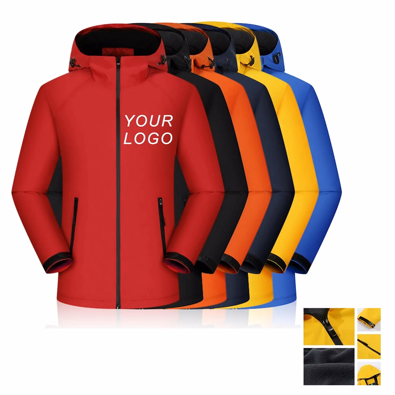 Customizable Windproof Winter Coat Windbreaker