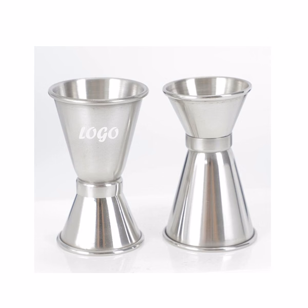Custom Stainless Steel 15ml Double Jigger Measure Cup — Barware Promo Item
