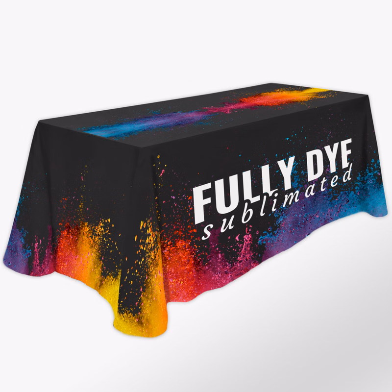6' Table Throw Cover - Fully Dye Sublimated