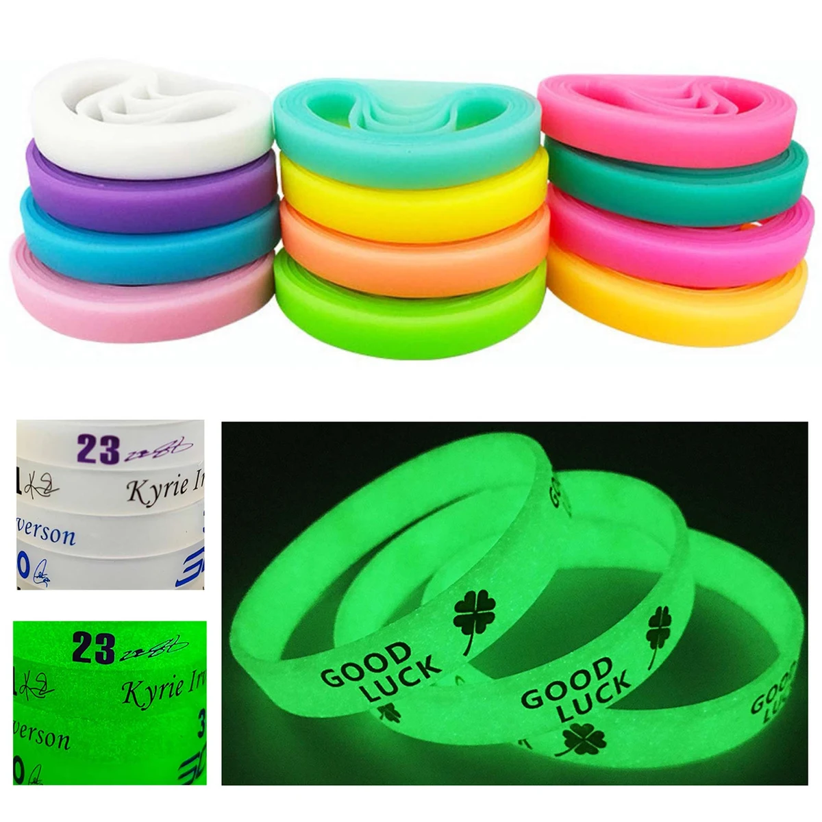 Light-emitting Silicone Sports Bracelet 1