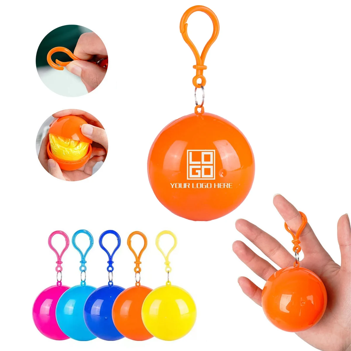 Keychain Raincoat Ball 1