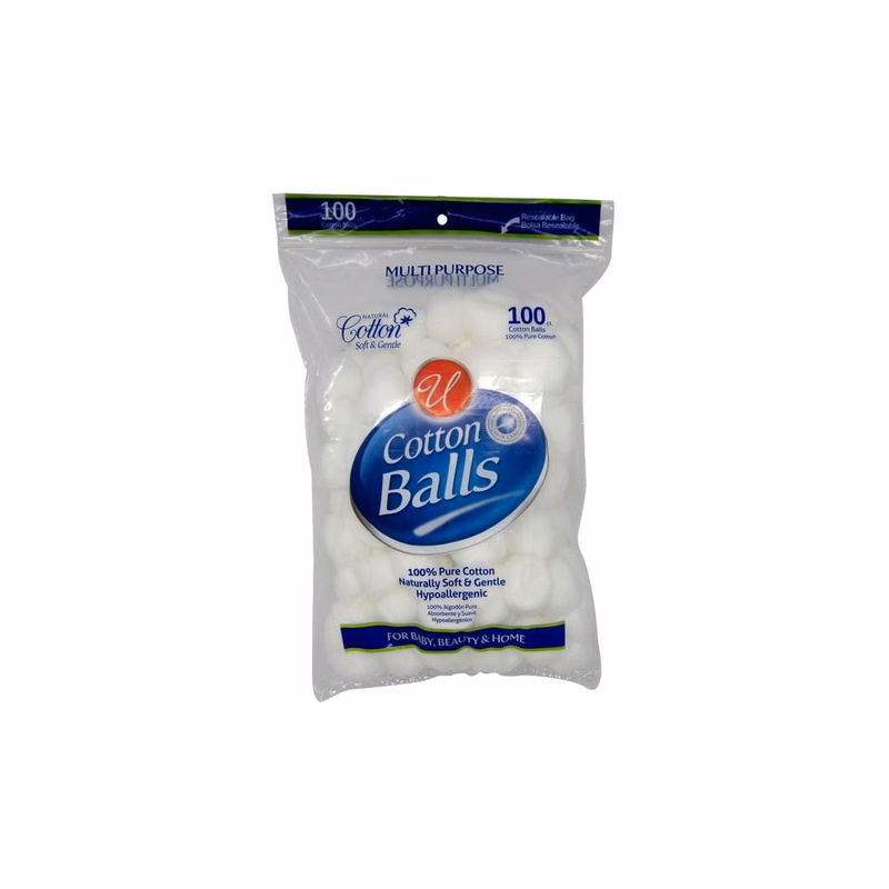 Cotton Balls - Hypoallergenic 100% Cotton