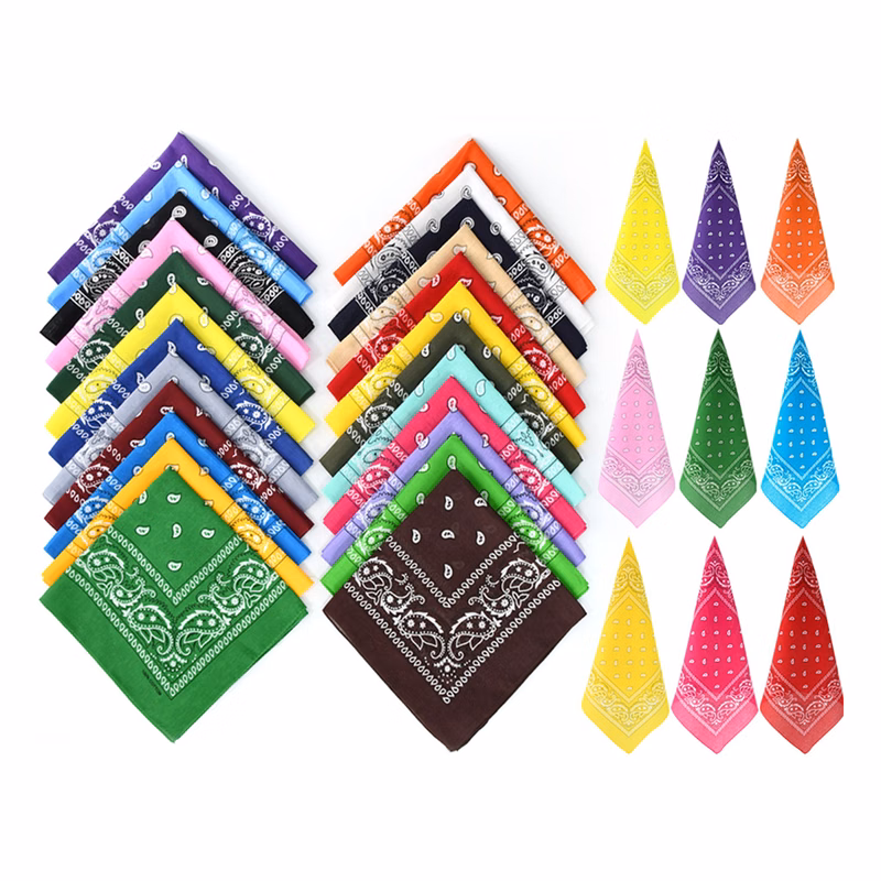 Full Color 22" Sublimation Square Bandanas
