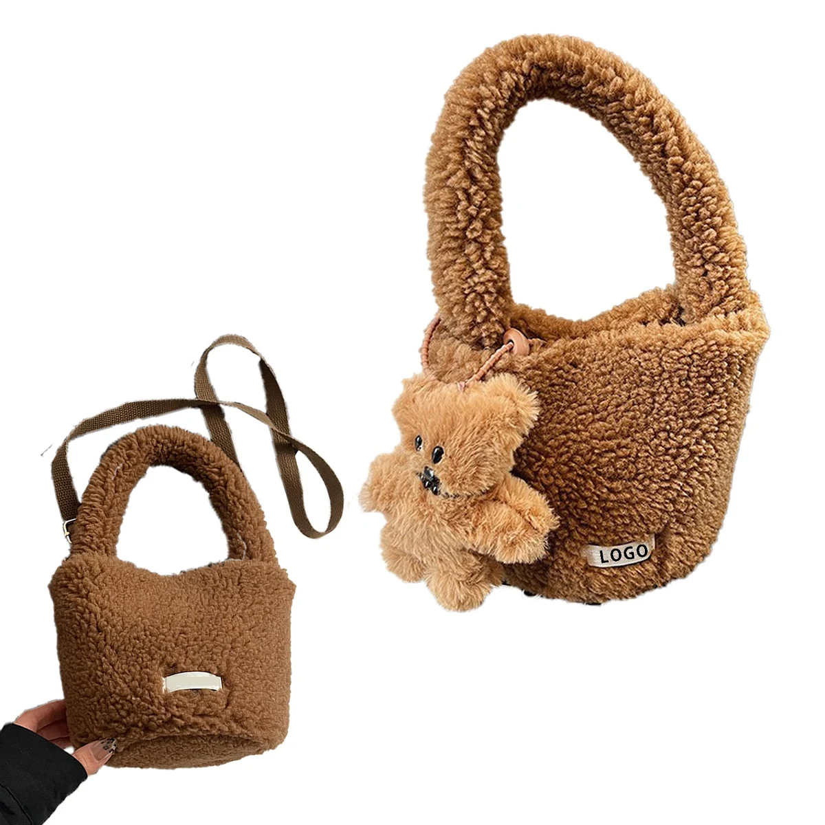 Healing Bear Pendant Plush Bag 1