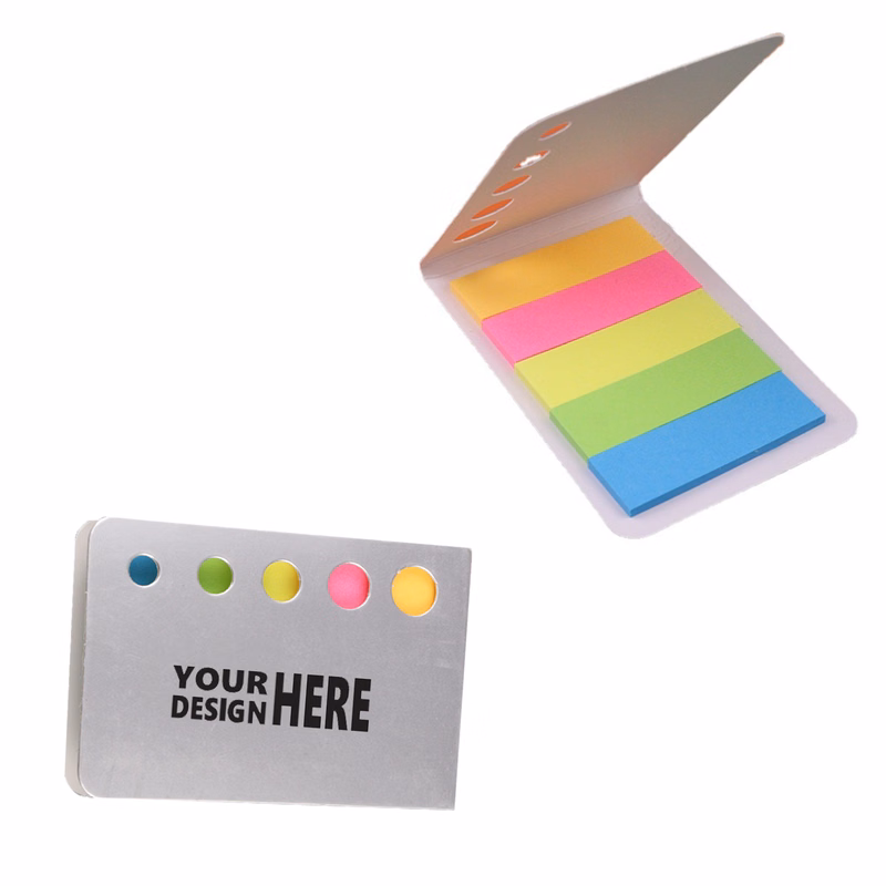 3.3"L X 2.2"W Eco-friendly Mini Colored Strip-Shaped Sticky Notes