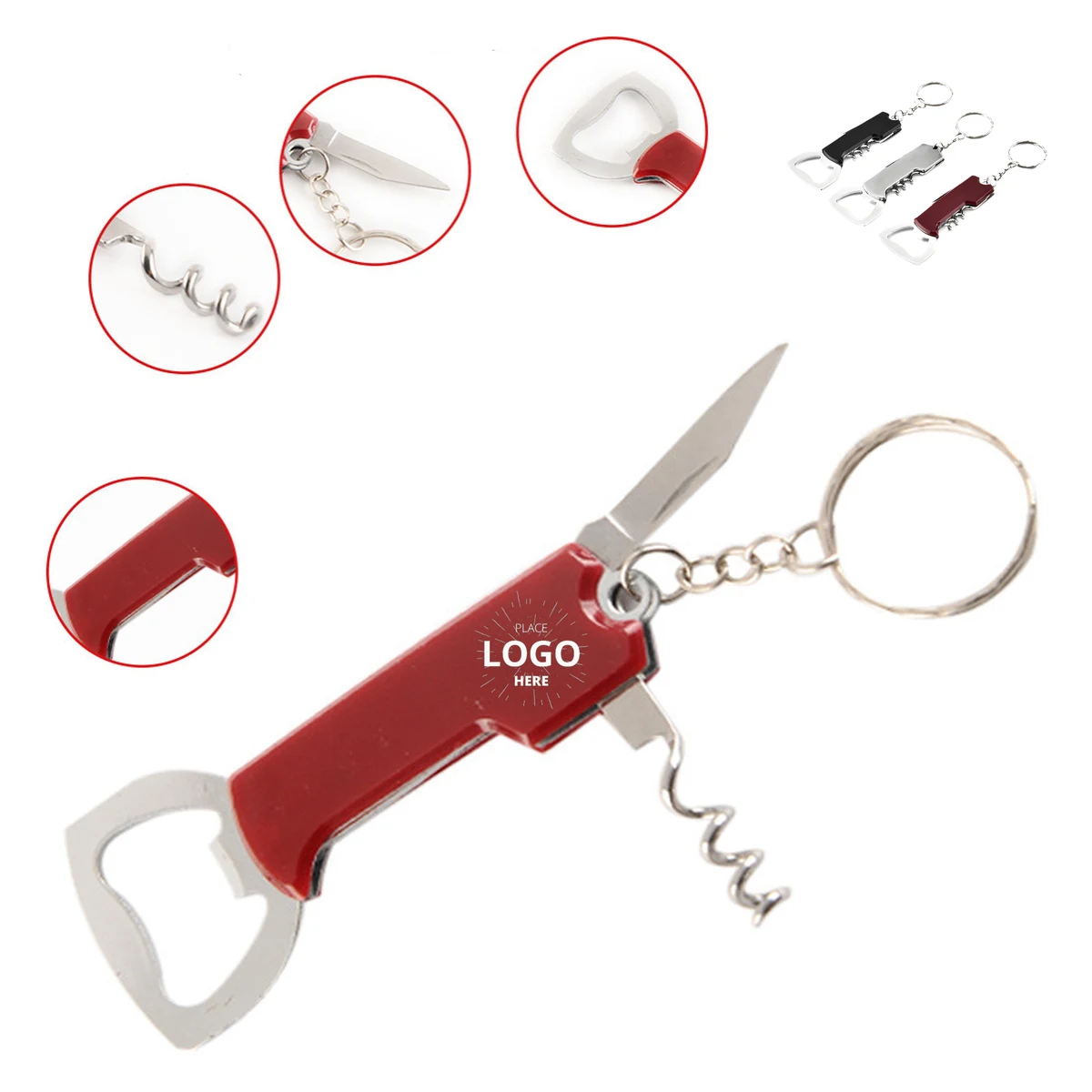 Outdoor Multitool Carabiner Keychain 1