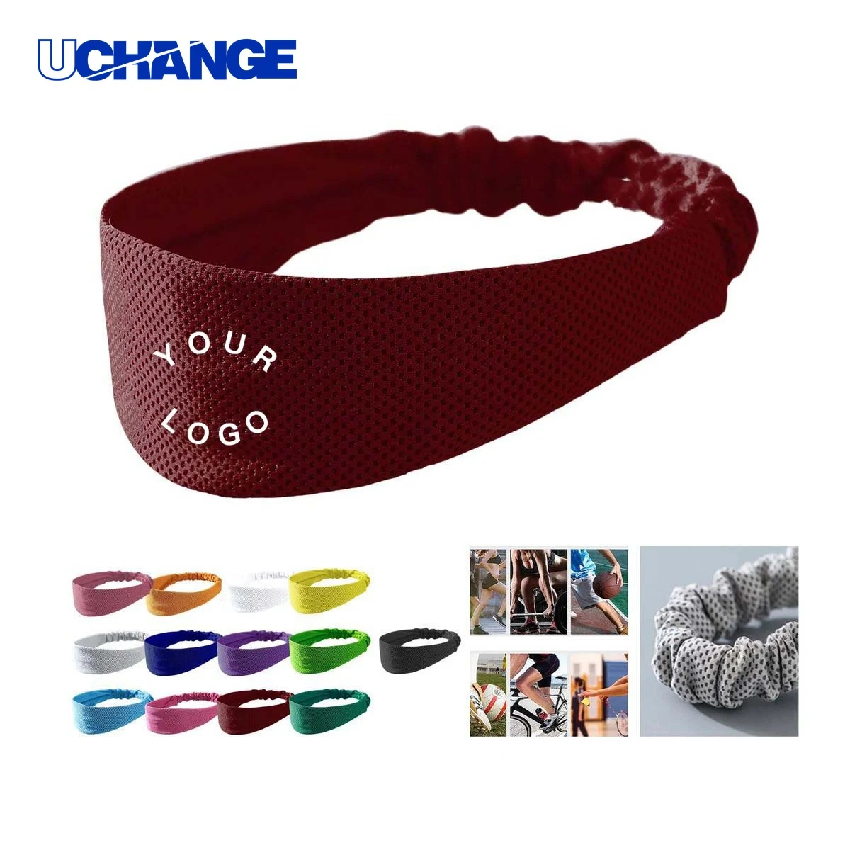 Sweat Absorbing Athletic Headband Band for Outdoor Training 1