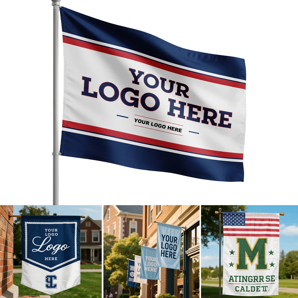 3' x5' Double Sided Custom Flag 1