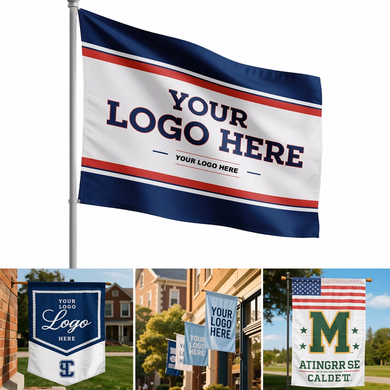 3' x5' Double Sided Custom Flag
