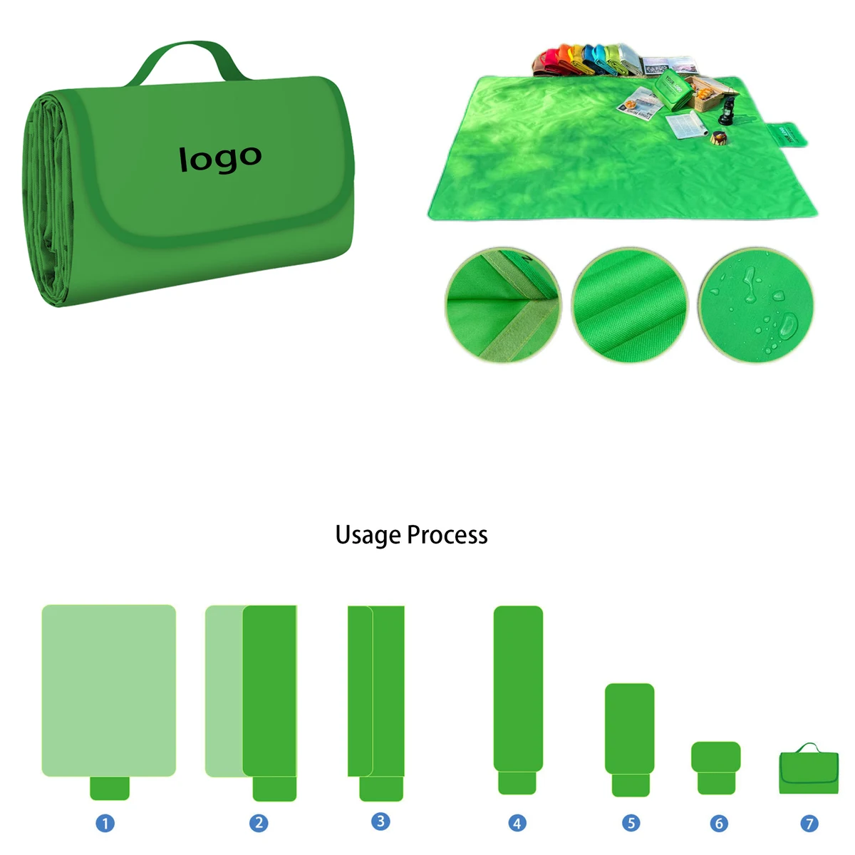 79" x 59" Camping Waterproof Blanket 1