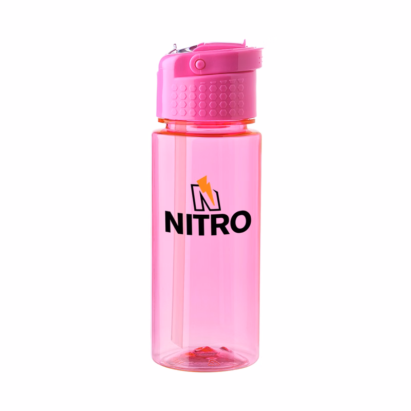 18 oz. Bonny Plastic Water Bottle (2 Color Imprint)