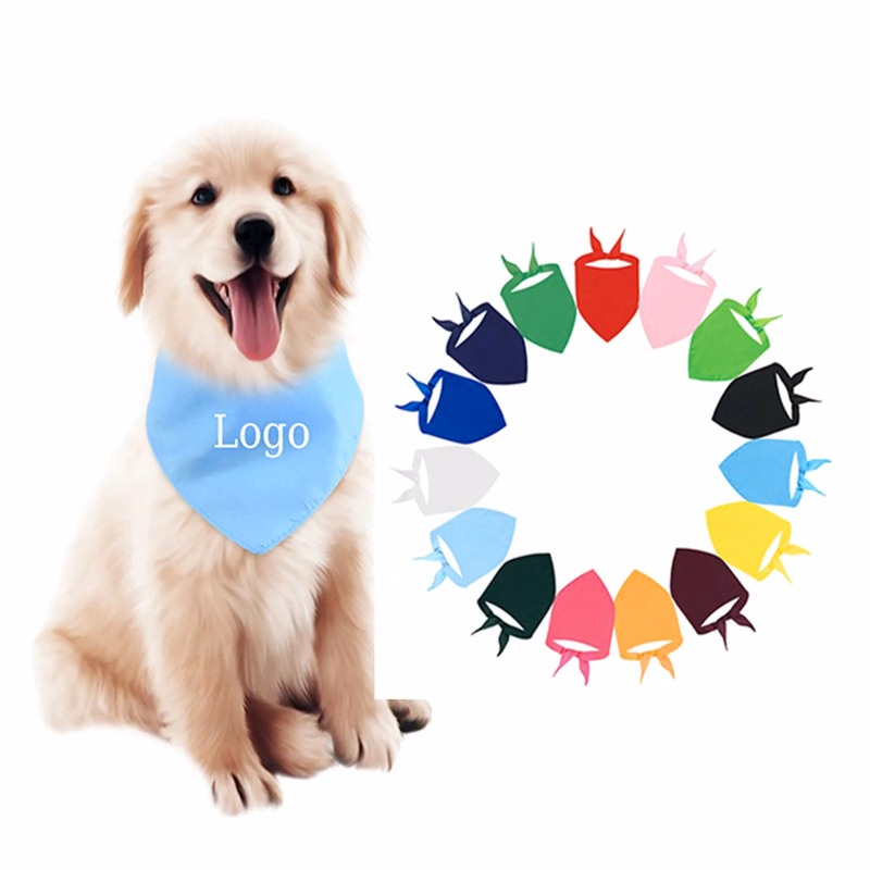 Custom Pet Bandana Dog Cat Triangle Bib