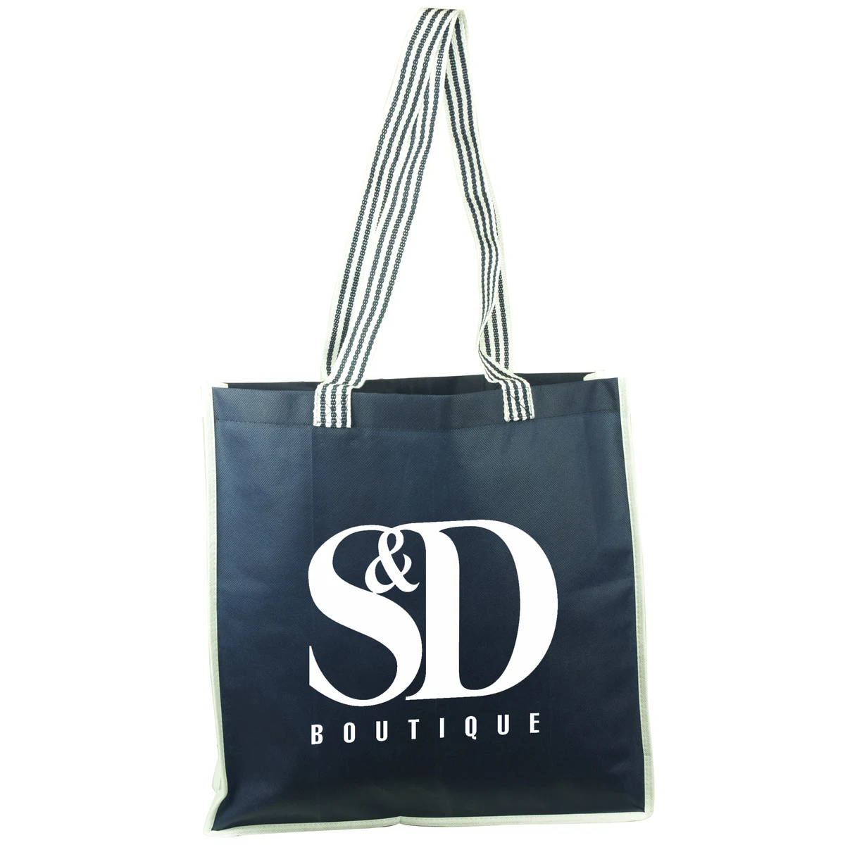 Cruiser Tote with Striped Terylene Handles 1