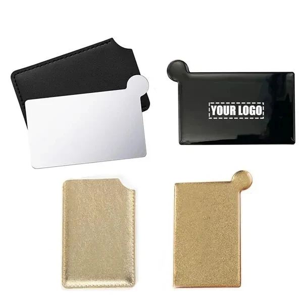Compact Pocket Mirror PU case 1
