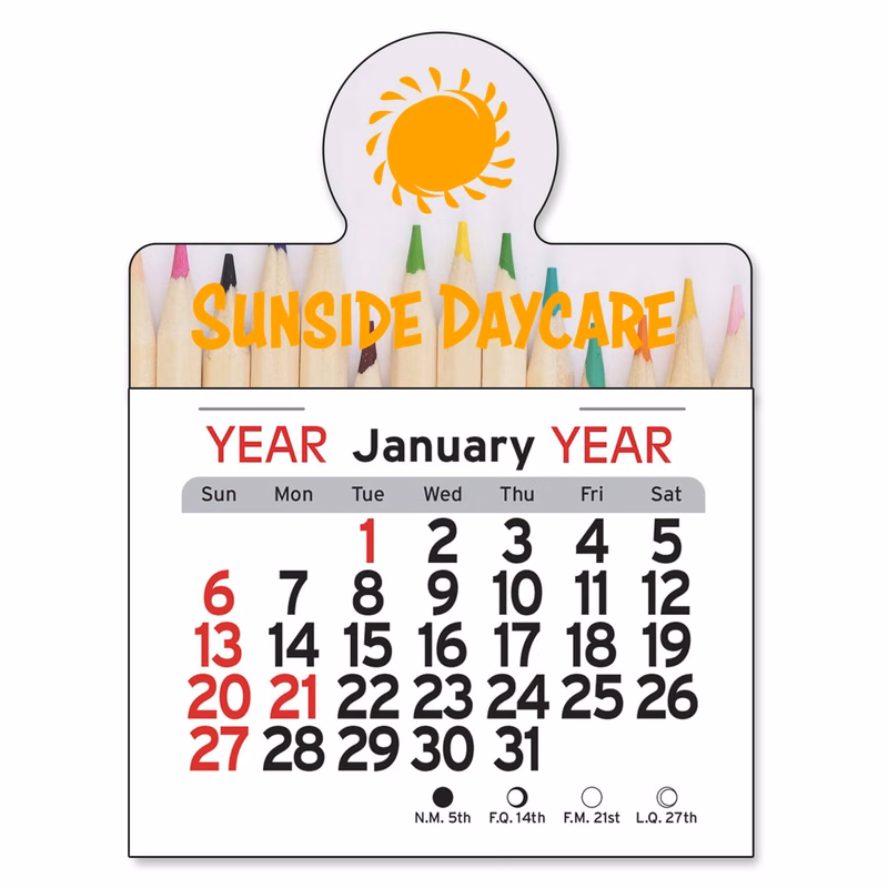 Adhesive Peel-N-Stick® Calendar - Circle