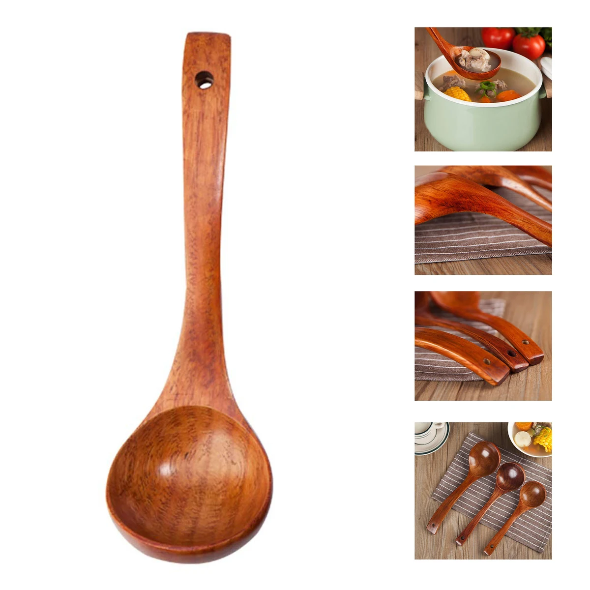 Classic Wooden Soup-ladle 1