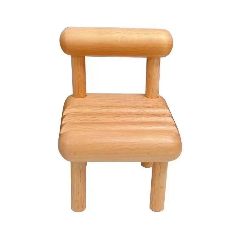 Wood Chair Phone Stand 1