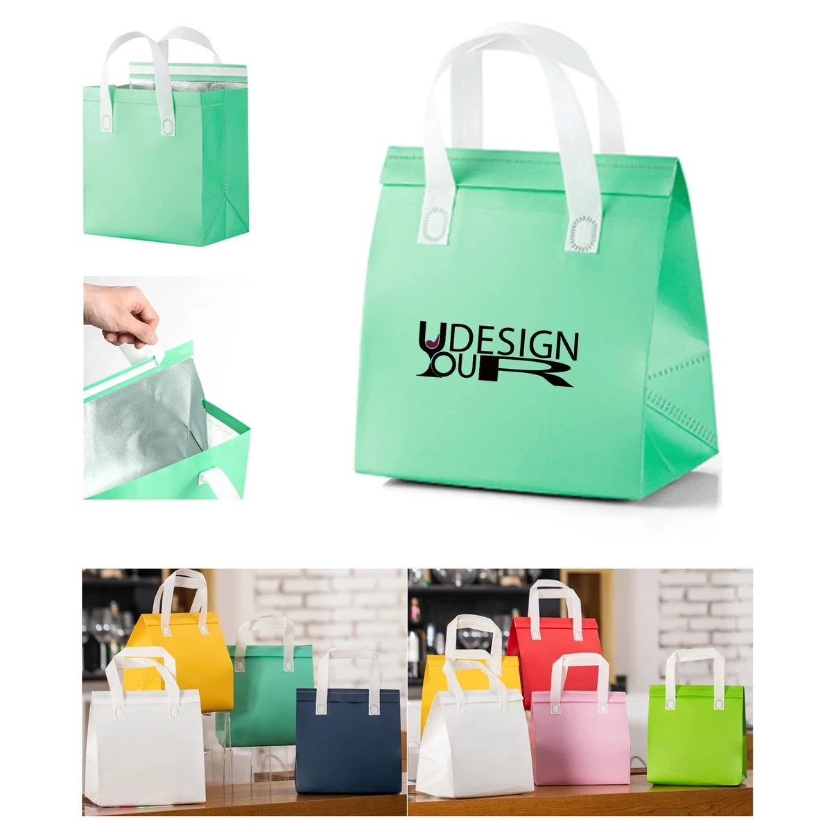 Insulated Lunch Tote Bag MOQ100 1