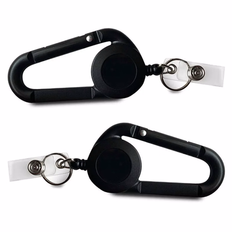 Carabiner Clip Badge Reel Keychain
