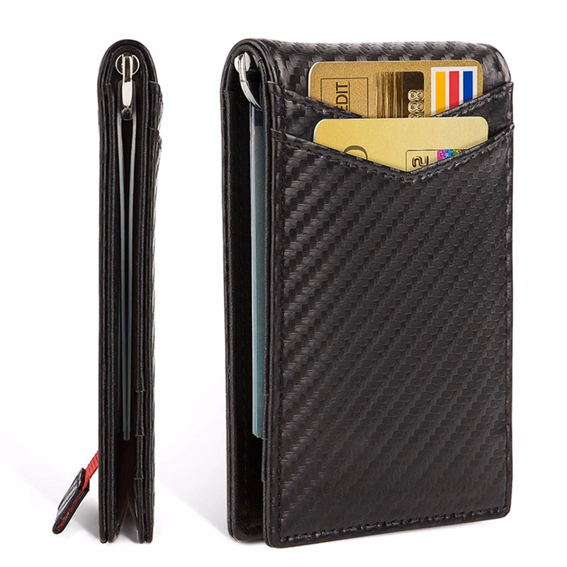 Slim Wallets For Men Rfid Money Clip