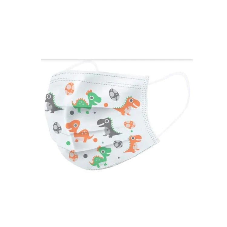Children Masks with Dinosaur Design - 3 Ply 1