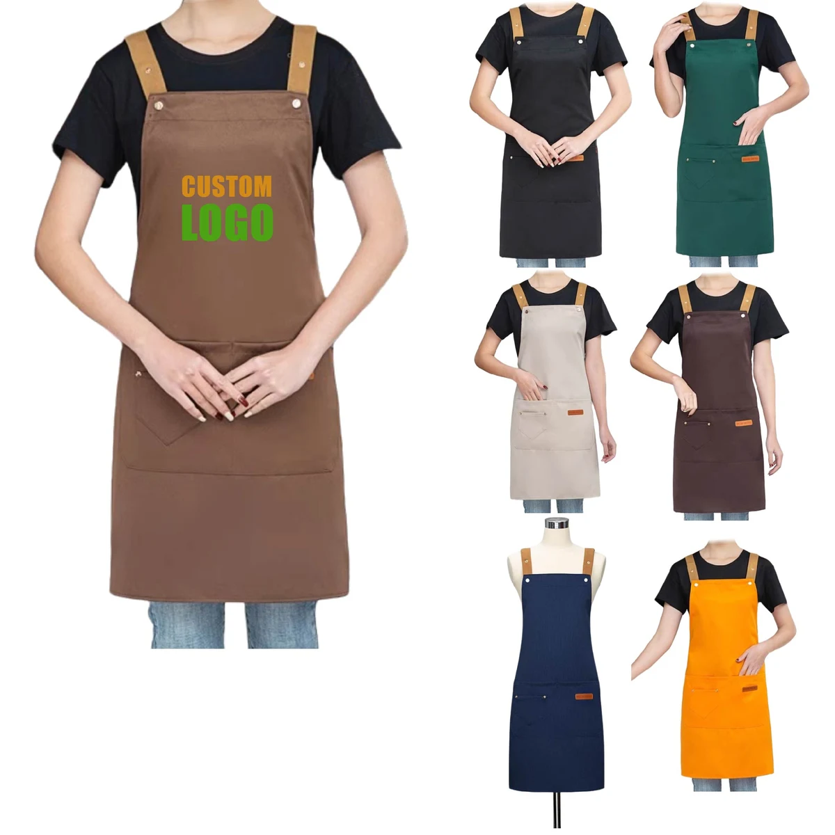 MOQ 10 pcs Restaurant Service Apron 1
