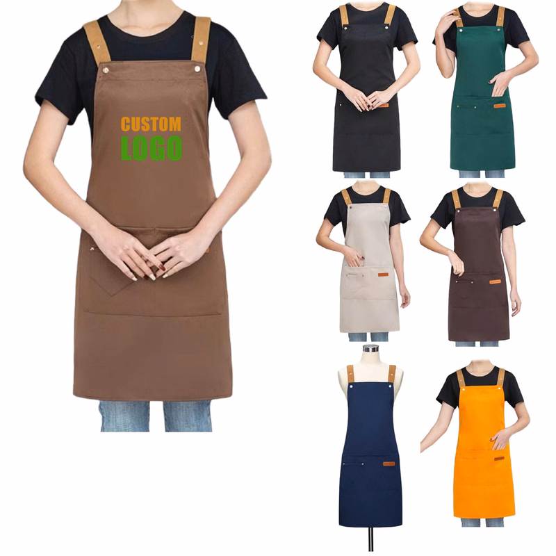 MOQ 10 pcs Restaurant Service Apron