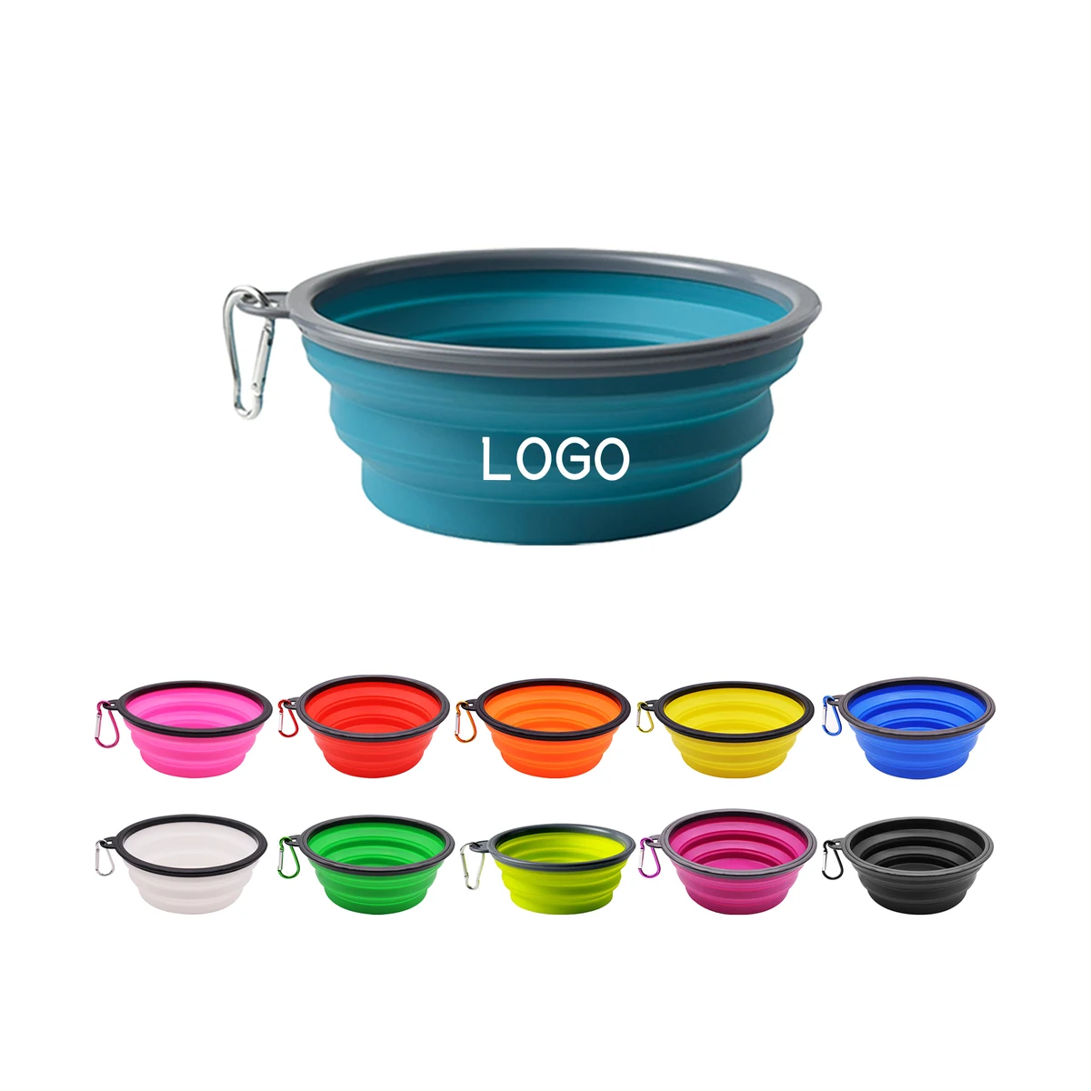 Travel Folding Pet Dog Bowl 1