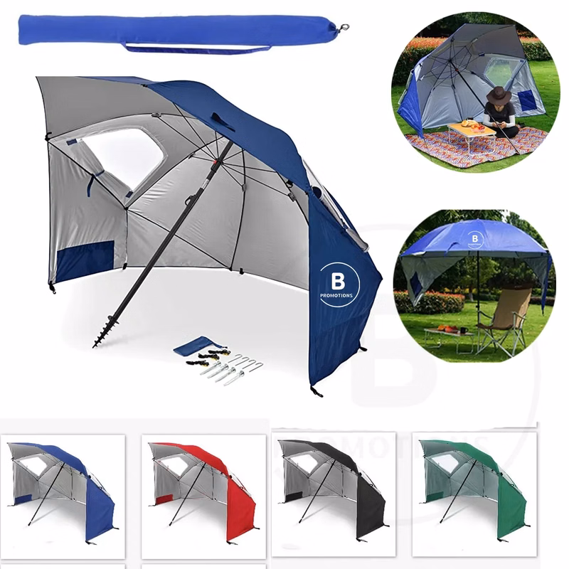 Outdoor Beach Portable Angled Shade Canopy Shelter Umbrella