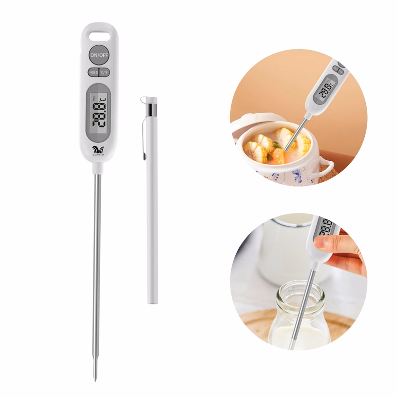 Waterproof Washable Barbecue Kitchen Food Thermometer