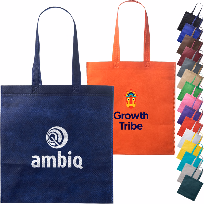 Non-woven Shopping Tote Bag USA Decorated (13.5" x 14.5")