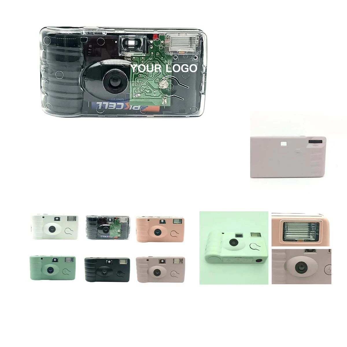 Polystyrene Disposable Camera with Flash Function 1