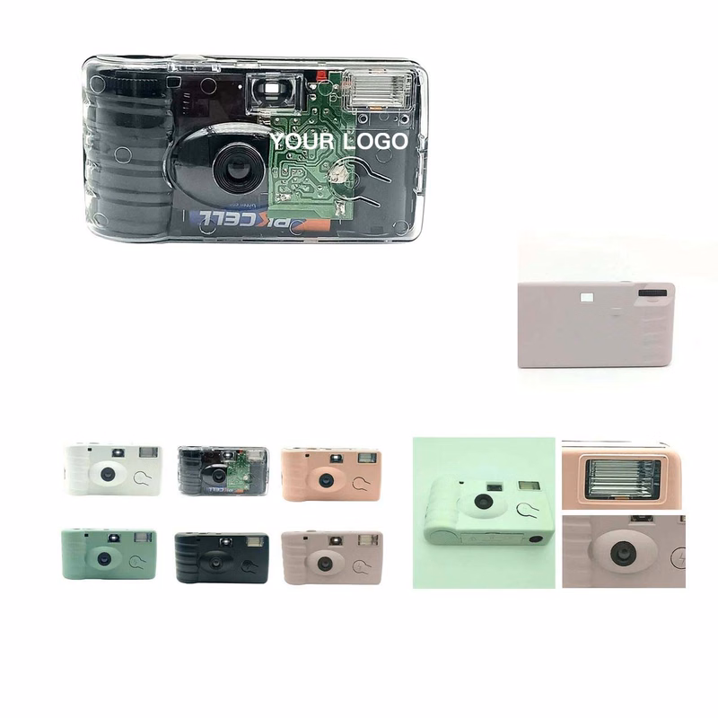 Polystyrene Disposable Camera with Flash Function