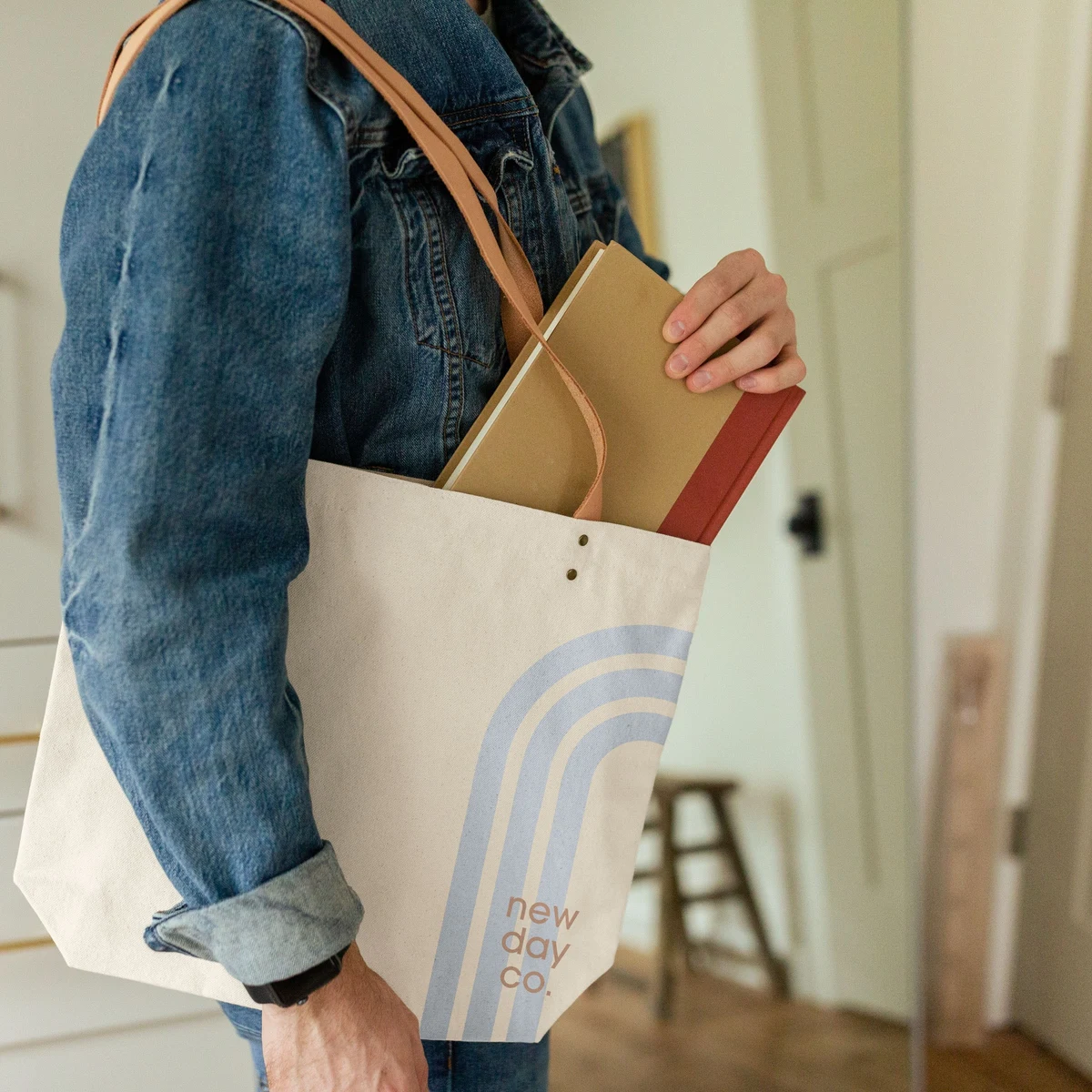 BIRDIE BAG - HEAVYWEIGHT CANVAS WITH LEATHER 1
