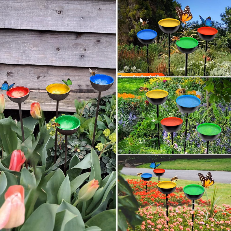 Bee Watering Stations Bee Cups for Garden