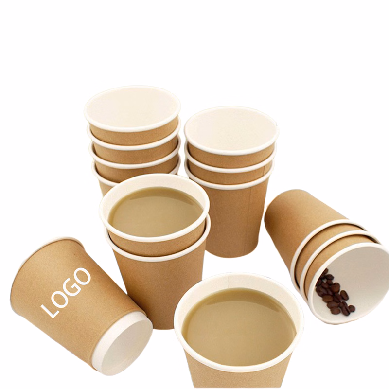 16oz Disposable Double Layer Kraft Paper Hot Drink Cup