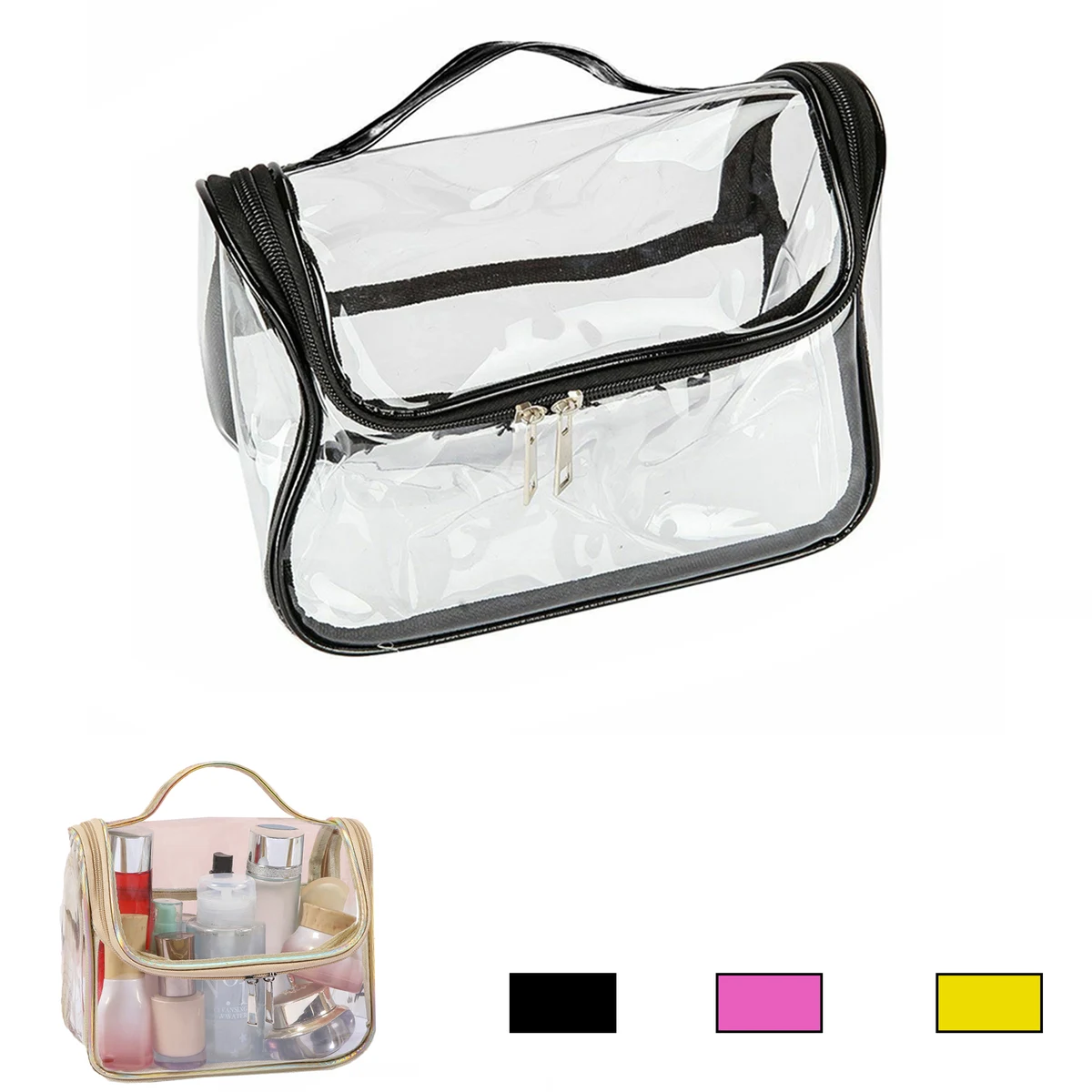 Portable Transparent Waterproof PVC Storage Bag 1