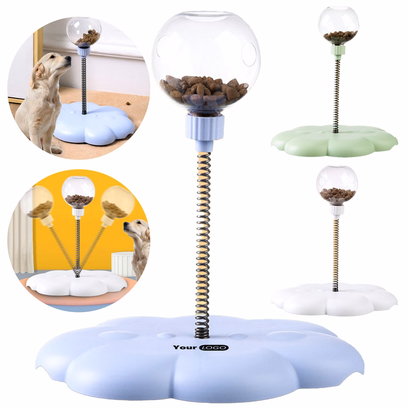 Polypropylene Pet Toy With Spring Leakage Ball