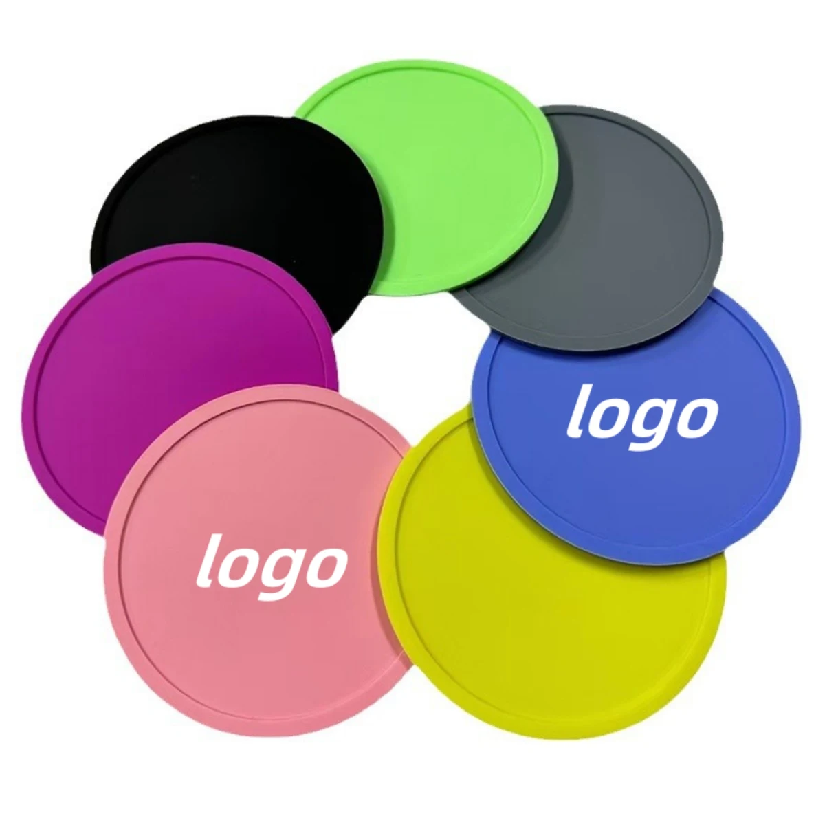 Round Silicone Coaster 1